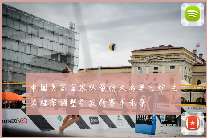 中国男篮国家队最新大名单出炉 主力框架调整引发新赛季竞争